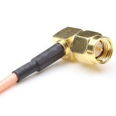 SMA Erkek(90°) SMA Dişi , RG58 Kablo