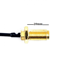 IPEX  SMA Kablo ; IPEX/dişi - SMA/dişi (20mm) , 1.13 kablo