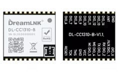 DL-CC1310-B868, 868MHz Wireless Transparent, SoC Transceiver Module, TI CC1310 Chip