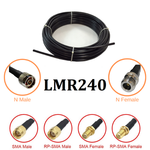 LMR240 Düşük Kayıplı Koaksiyel Kablo,,