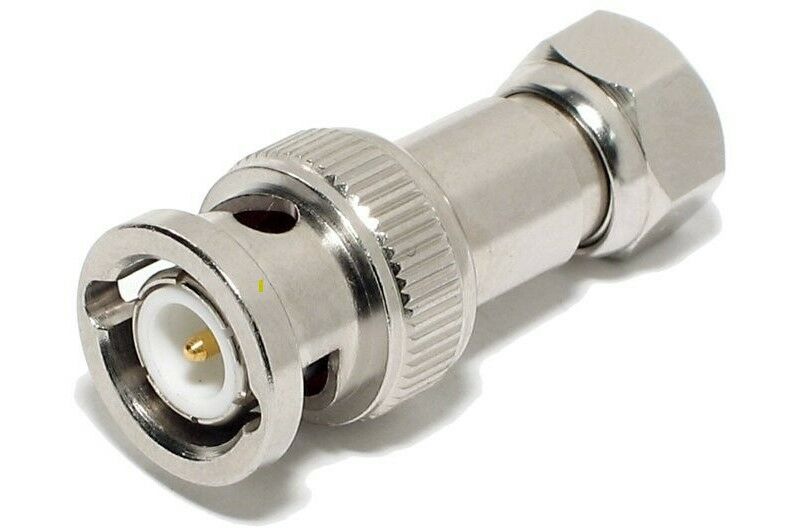 BNC Erkek F Erkek Dönüştürücü Konnektör