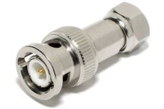 BNC Erkek F Erkek Dönüştürücü Konnektör