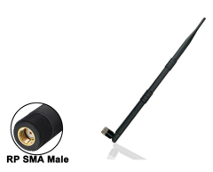MRTK-Q2458-9B, 2.4-5.8GHz Wifi Anten , 9dBi, RP/SMA-Erkek