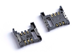 ICC-427 , 6 pin Sim Konnektör with post pins