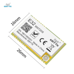 E32-900T20S -V8, 868MHz LoRa Modül , SX1276, 20dBm, 5km, UART, SMD