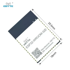 ESP32-WROOM-32E, Flash WiFi ve Bluetooth Modül, 20dBm, 400m