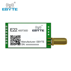 E22-400T30D -V2, 433MHz LoRa Module, SX1268, 30dBm, 8km, UART, DIP