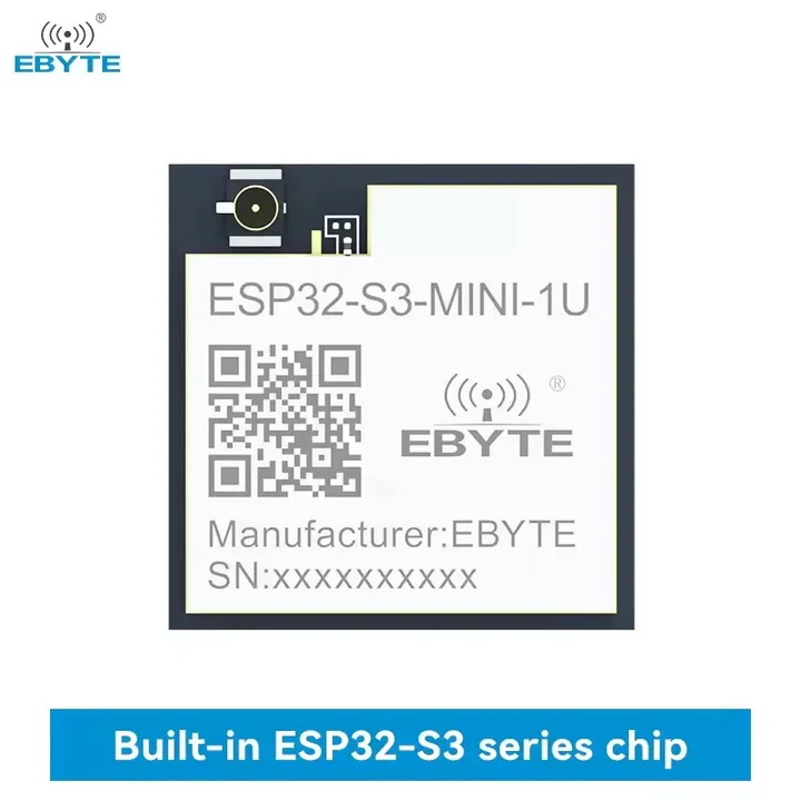 ESP32-S3-MINI-1U, Wi-Fi / Bluetooth Modül , 200m