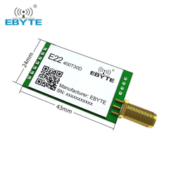 E22-400T30D -V2, 433MHz LoRa Module, SX1268, 30dBm, 8km, UART, DIP