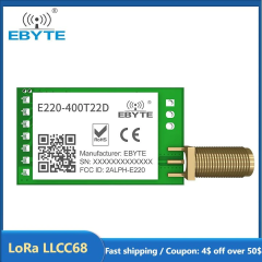 E220-400T22D ,433MHz LoRa Modül , LLCC68, 22dBm, 5km, UART, DIP