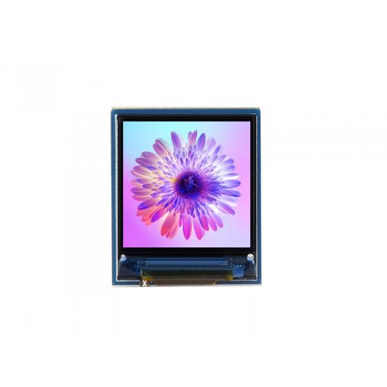 0.85inch LCD Display Module, IPS Panel, 128×128 Resolution, SPI Interface, 65K colors