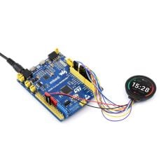 1.28inch Round LCD Display Module with Touch panel, 240×240 Resolution, IPS, SPI And I2C Communication