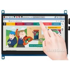 7inch QLED Quantum Dot Display, Capacitive Touch, 1024×600, G+G Toughened Glass Panel, Various Systems Support