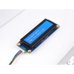 LCD1602 I2C Module, White color with blue background, 16x2 characters LCD, 3.3V/5V