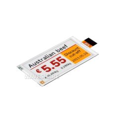 2.66inch E-Paper (G) raw display, 360x184, Red/Yellow/Black/White, SPI Communication