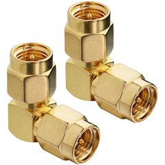 SMA Erkek SMA Erkek Dönüştürücü Konnektör 90 derece