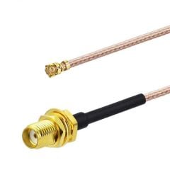 IPEX to SMA Dönüştürücü Kablo ; IPEX/f - SMA/f , RG178 kablo