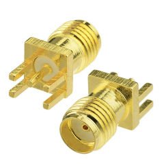 SMA EDGE 180° PCB Konnektör , 11mm