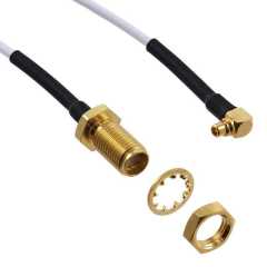 MMCX/M to SMA Kablo , MMCX - SMA/f , RG178 kablo 20cm