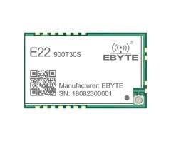 E22-900T30S, 868MHz LoRa Module, 30dBm, 10km, SMD, UART