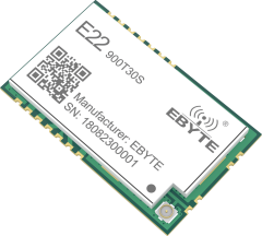 E22-900T30S, 868MHz LoRa Module, 30dBm, 10km, SMD, UART