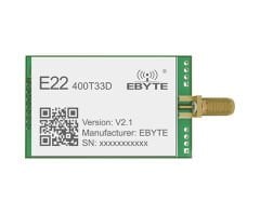 E22-400T33D -V2, 433MHz LoRa Module, 33dBm, 16km, UART, DIP