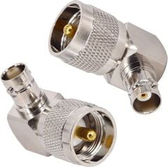 BNC Dişi UHF Erkek Dönüştürücü Konnektör 90 derece