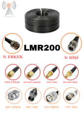 LMR200 Düşük Kayıplı Koaksiyel Kablo,,