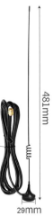 MRTK-Q868I481, 868MHz RF Anten , 5dBi , 3m RG174 kablo , SMA / Erkek