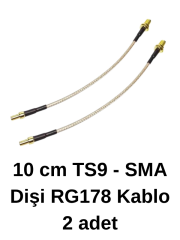 MRTK-Q7060F06X2,  5G - LTE / 4G Yönsüz Mimo Anten, Superbox / Modem Uyumlu , 4/6dBi, 30cm RG58, N-Dişi 6 Metre LMR200 (2 adet) - İstiyorum (2 adet)