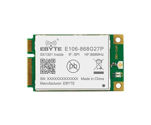 E106-G Series, LoRaWAN PCI-e Module E106-868G27P