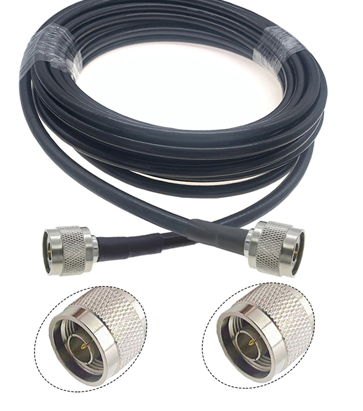 LMR200 Düşük Kayıplı Koaksiyel Kablo,, 4 Metre - N/Male - N/Male